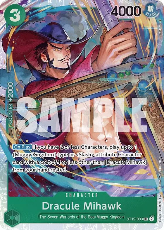 Dracule Mihawk #st12-003 – Starter Deck 12: Zoro and Sanji