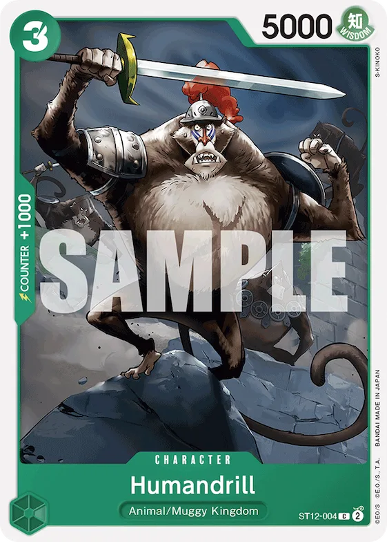 Humandrill #st12-004 – Starter Deck 12: Zoro and Sanji