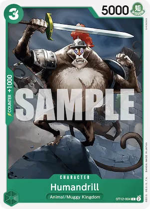 Humandrill st12-004 – ST12 – Starter Deck 12: Zoro and Sanji