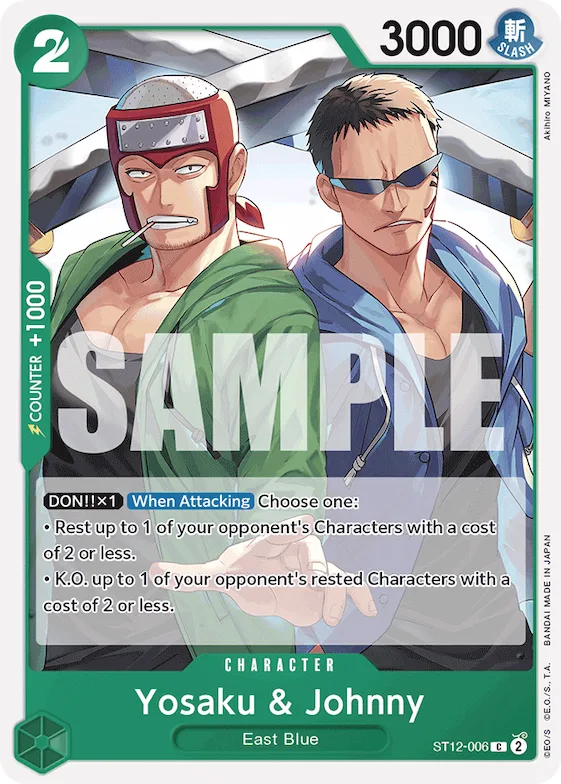 Yosaku & Johnny #st12-006 – Starter Deck 12: Zoro and Sanji