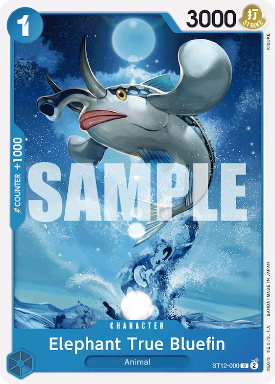 Elephant True Bluefin #st12-009 – Starter Deck 12: Zoro and Sanji