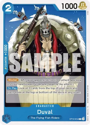 Duval #st12-014 – Starter Deck 12: Zoro and Sanji