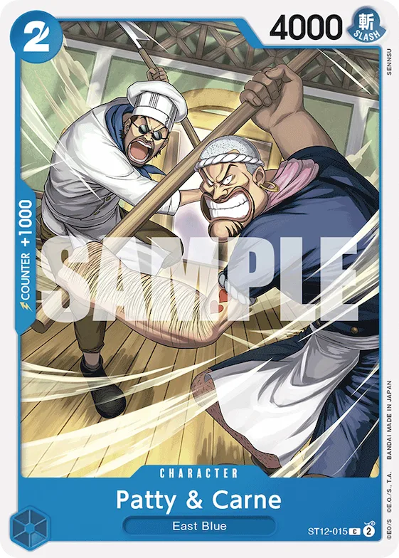 Patty & Carne #st12-015 – Starter Deck 12: Zoro and Sanji