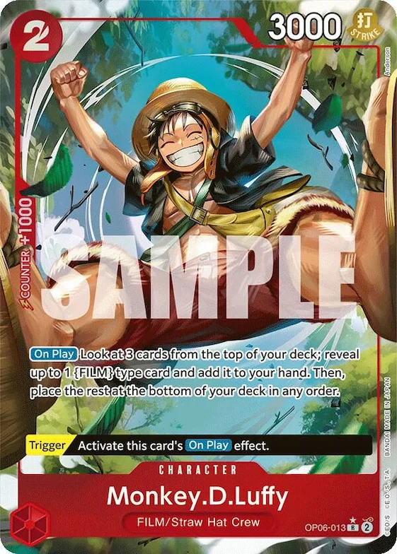 Monkey.D.Luffy (Alternate Art) #op6-013 – Wings of the Captain