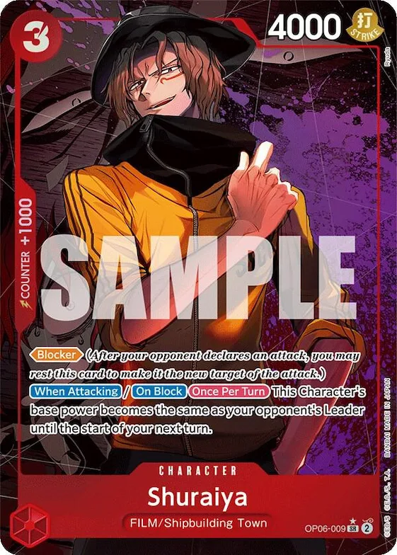 Shuraiya (Alternate Art) #op6-009 – Wings of the Captain