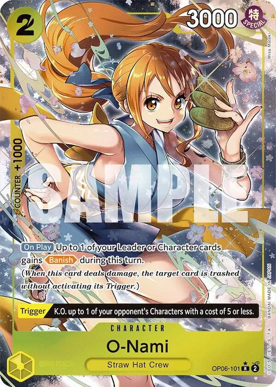 O-Nami (Alternate Art) #op6-101 – Wings of the Captain