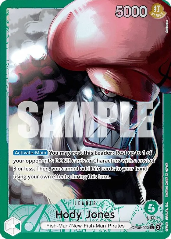 Hody Jones (020) (Alternate Art) #op6-020 – Wings of the Captain
