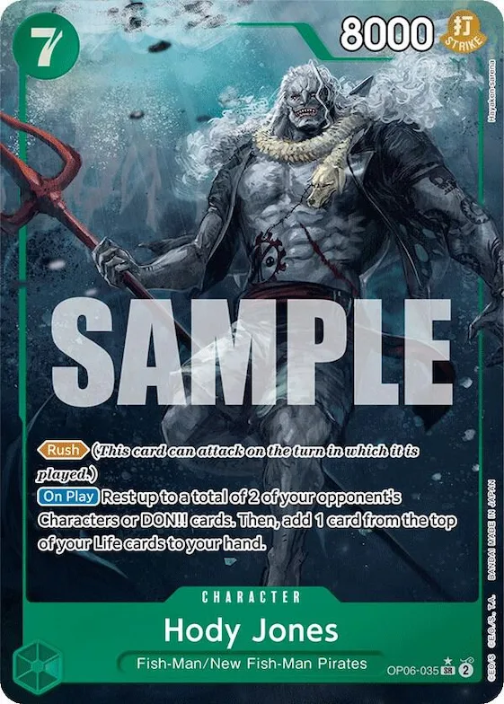 Hody Jones (035) (Alternate Art) #op6-035 – Wings of the Captain