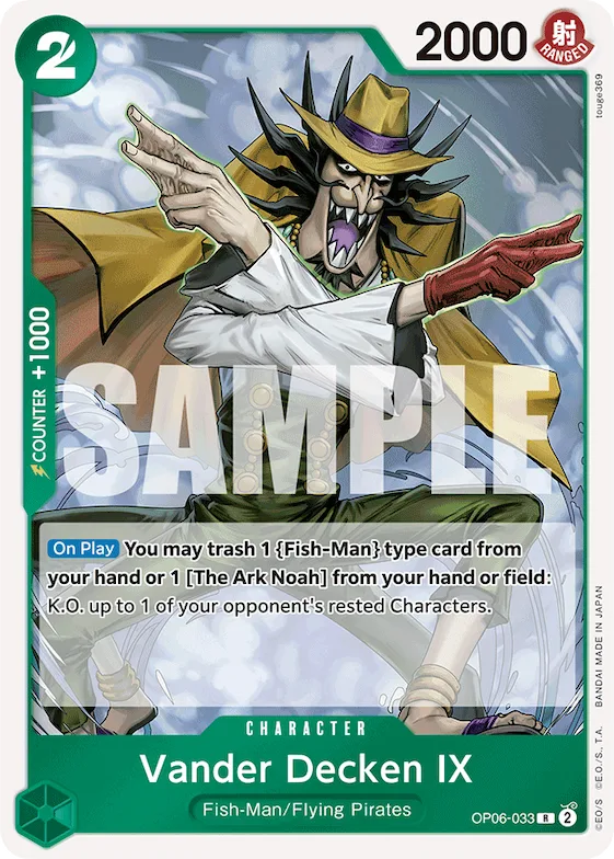 Vander Decken IX #op6-033 – Wings of the Captain