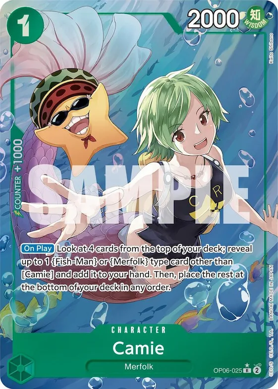 Camie (Alternate Art) #op6-025 – Wings of the Captain