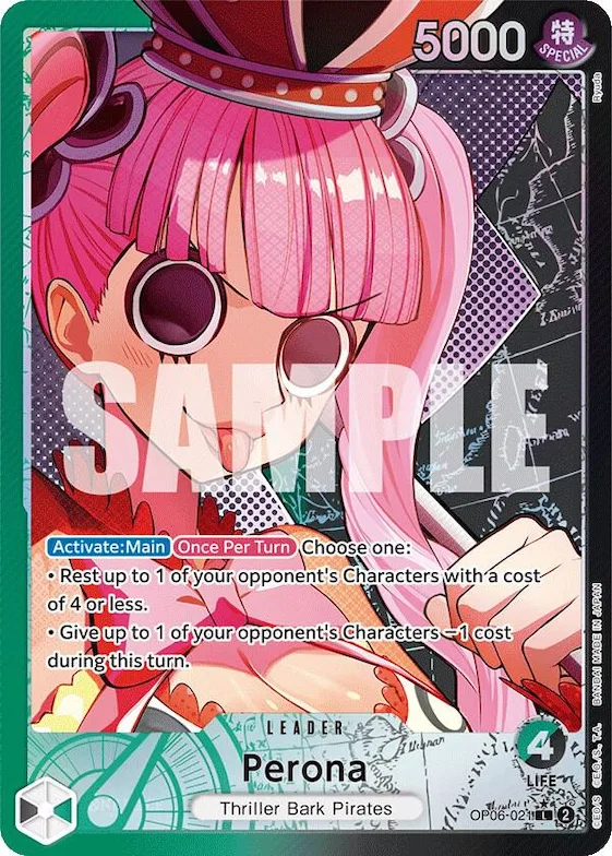 Perona (021) (Alternate Art) #op6-021 – Wings of the Captain