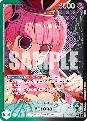 Perona (021) (Alternate Art) #op6-021 – Wings of the Captain