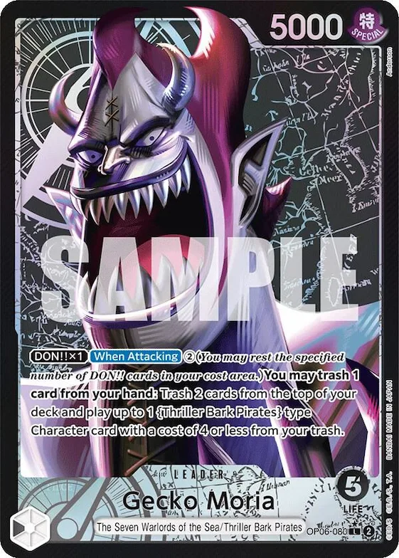 Gecko Moria (080) (Alternate Art) #op6-080 – Wings of the Captain