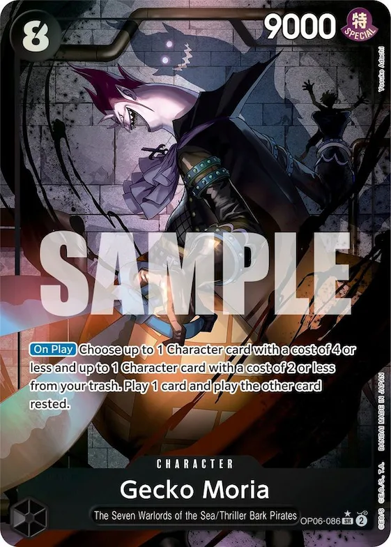 Gecko Moria (086) (Alternate Art) #op6-086 – Wings of the Captain