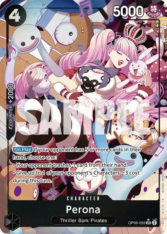 Perona (093) (Alternate Art) #op6-093 – Wings of the Captain