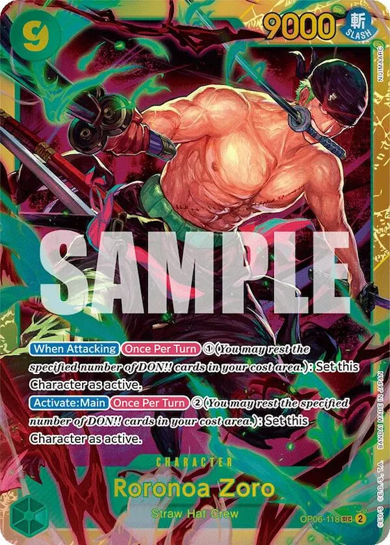 Roronoa Zoro #op6-118 – Wings of the Captain