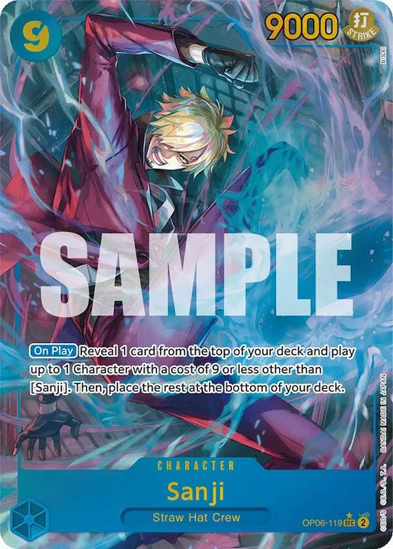 Sanji (Alternate Art) #op6-119 – Wings of the Captain