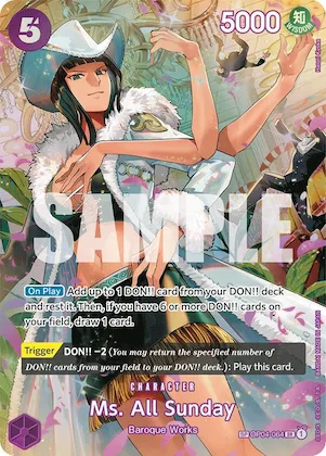 Ms. All Sunday (SP) #op4-064 – Wings of the Captain