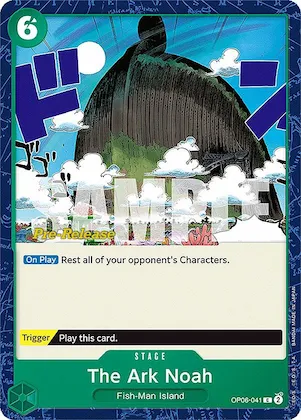 The Ark Noah #op6-041 – Wings of the Captain Pre-Release Cards