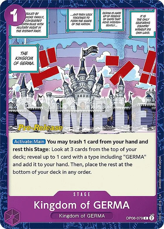 Kingdom of GERMA #op6-079 – Wings of the Captain Pre-Release Cards