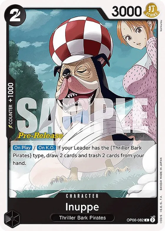 Inuppe #op6-082 – Wings of the Captain Pre-Release Cards