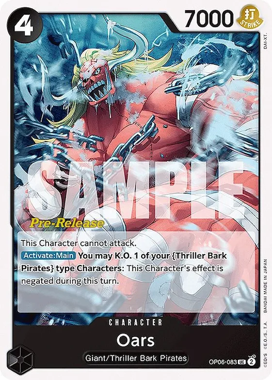 Oars #op6-083 – Wings of the Captain Pre-Release Cards