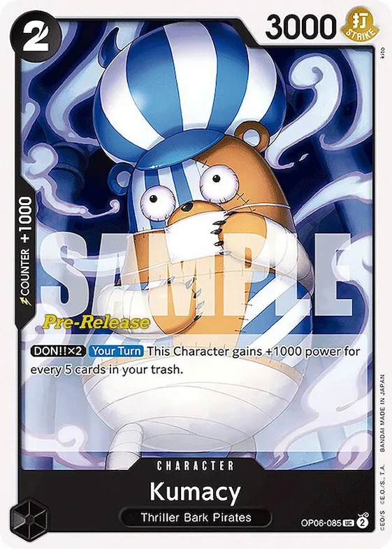Kumacy #op6-085 – Wings of the Captain Pre-Release Cards
