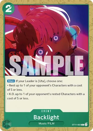 Backlight #st11-003 – Starter Deck 11: Uta