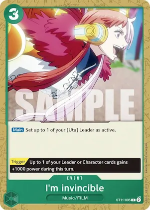 I'm invincible #st11-005 – Starter Deck 11: Uta