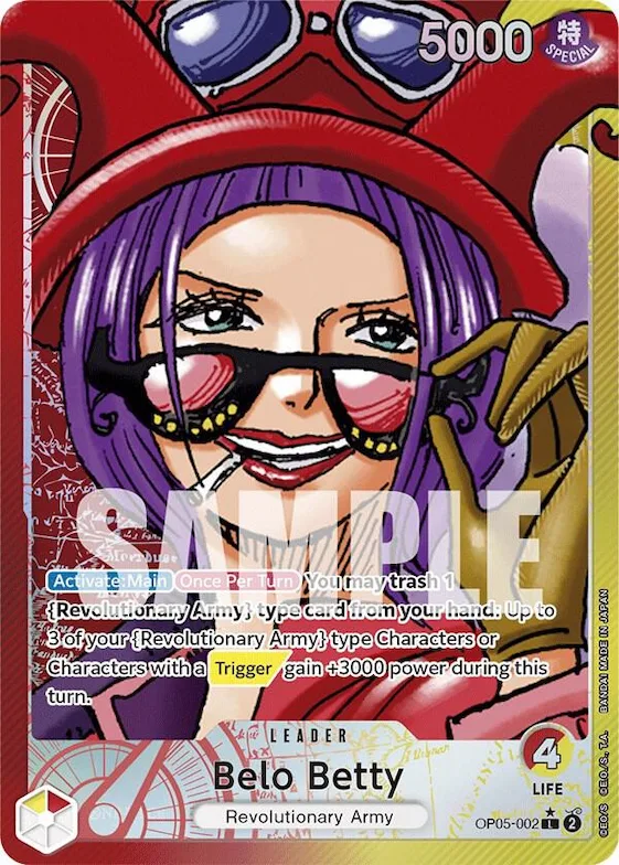 Belo Betty (002) (Alternate Art) #op5-002 – Awakening of the New Era