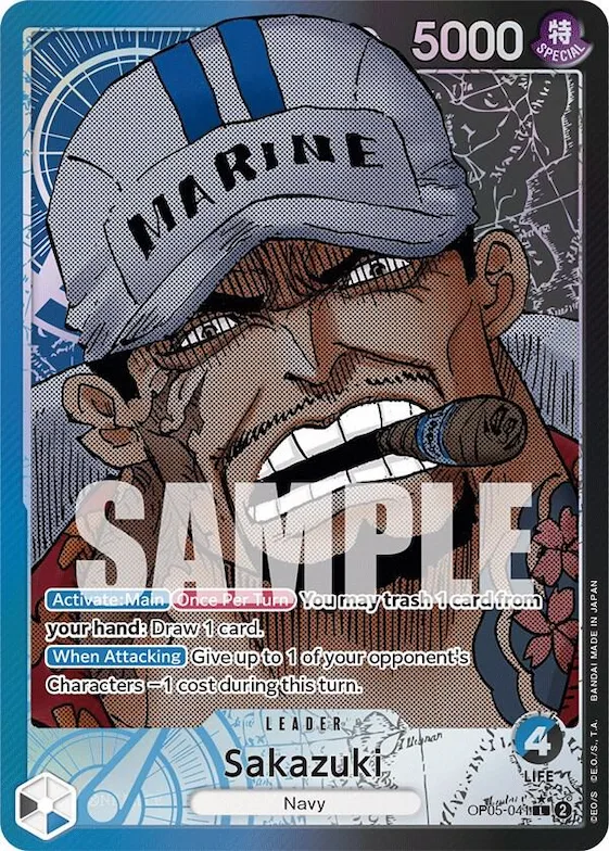 Sakazuki (Alternate Art) #op5-041 – Awakening of the New Era