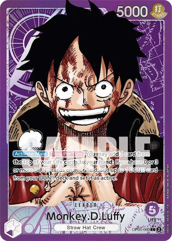Monkey.D.Luffy (060) (Alternate Art) #op5-060 – Awakening of the New Era