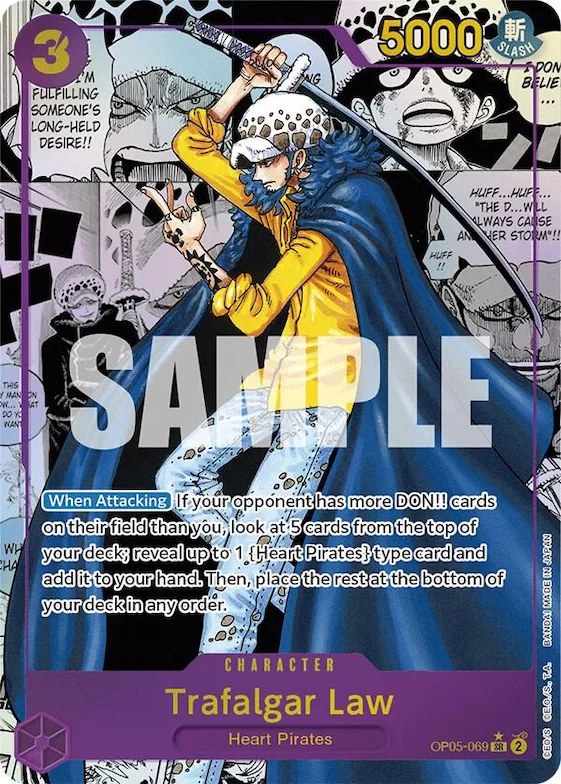 Trafalgar Law (069) (Alternate Art) (Manga) #op5-069 – Awakening of the New Era