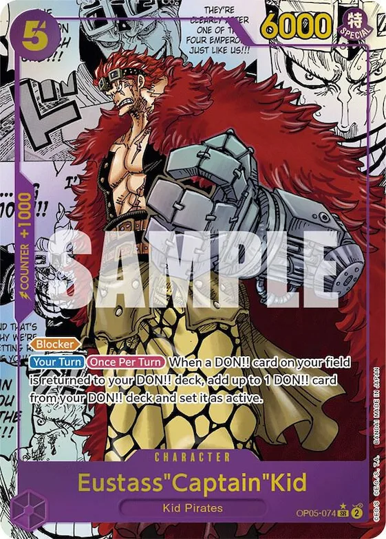 Eustass"Captain"Kid (Alternate Art) (Manga) #op5-074 – Awakening of the New Era