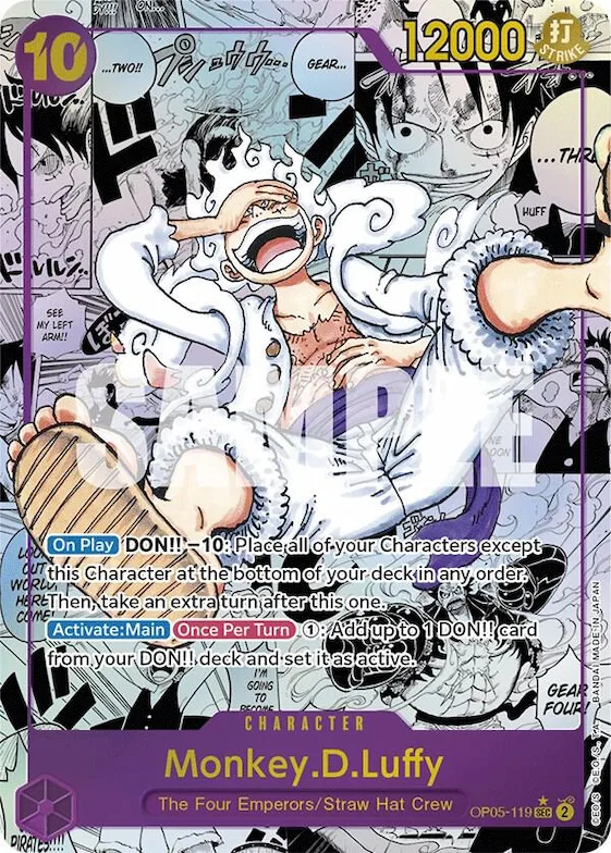 Monkey.D.Luffy (119) (Alternate Art) (Manga) #op5-119 – Awakening of the New Era