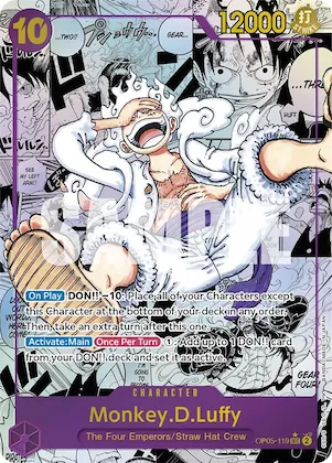 Monkey.D.Luffy (119) (Alternate Art) (Manga) #op5-119 – Awakening of the New Era