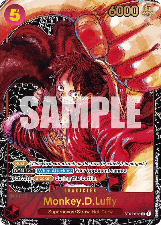 Monkey.D.Luffy (012) (Alternate Art) #st1-012 – Awakening of the New Era