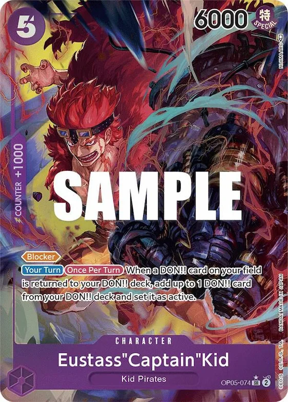Eustass"Captain"Kid (Alternate Art) #op5-074 – Awakening of the New Era