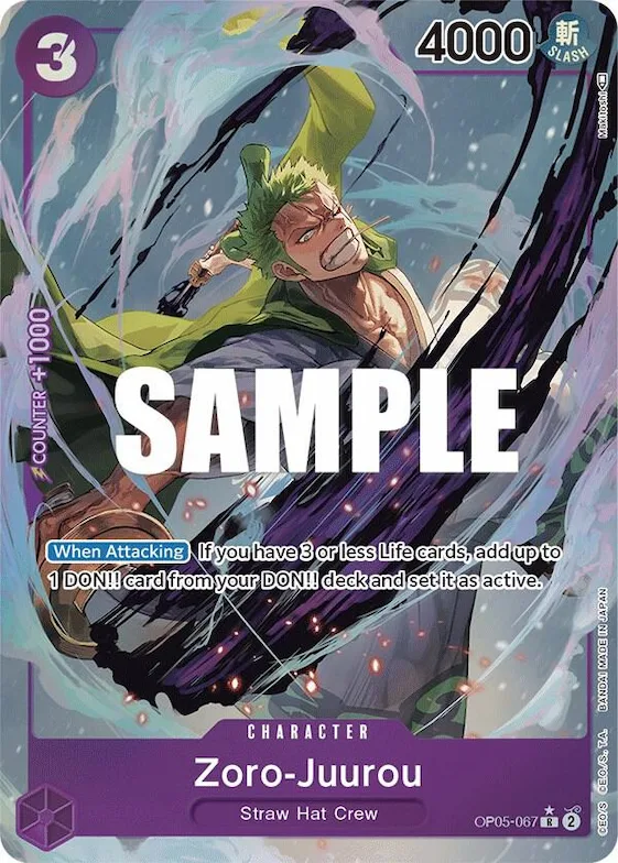 Zoro-Juurou (Alternate Art) #op5-067 – Awakening of the New Era