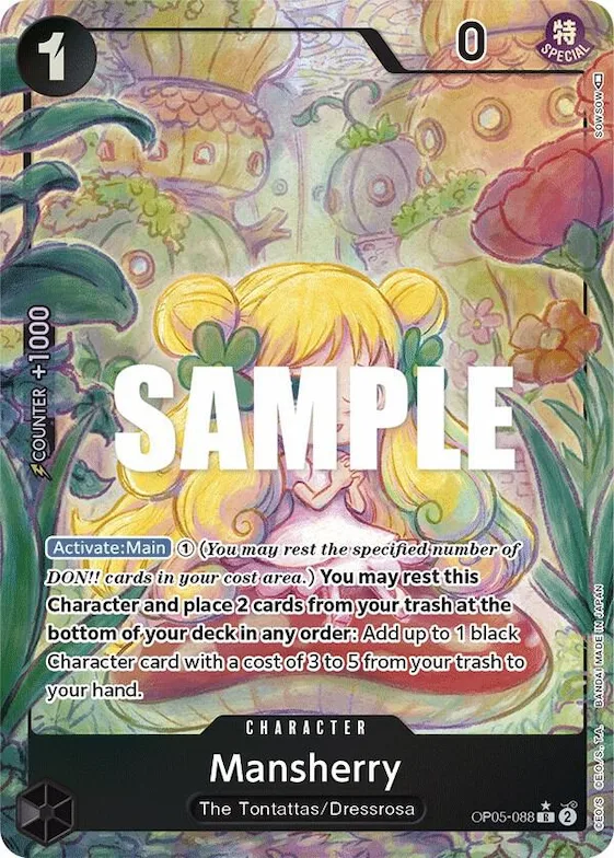 Mansherry (Alternate Art) #op5-088 – Awakening of the New Era