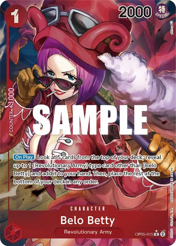 Belo Betty (015) (Alternate Art) #op5-015 – Awakening of the New Era