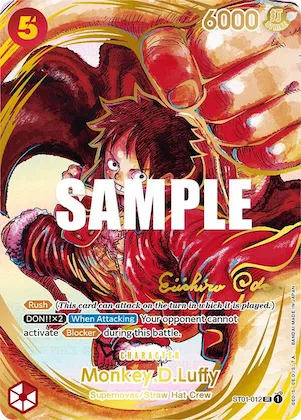 Monkey.D.Luffy (012) (Alternate Art) (Gold-Stamped Signature) #st1-012 – Awakening of the New Era