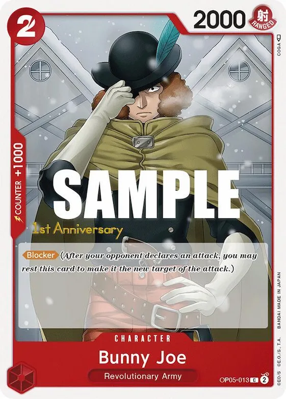 Bunny Joe #op5-013 – Awakening of the New Era: 1st Anniversary Tournament Cards