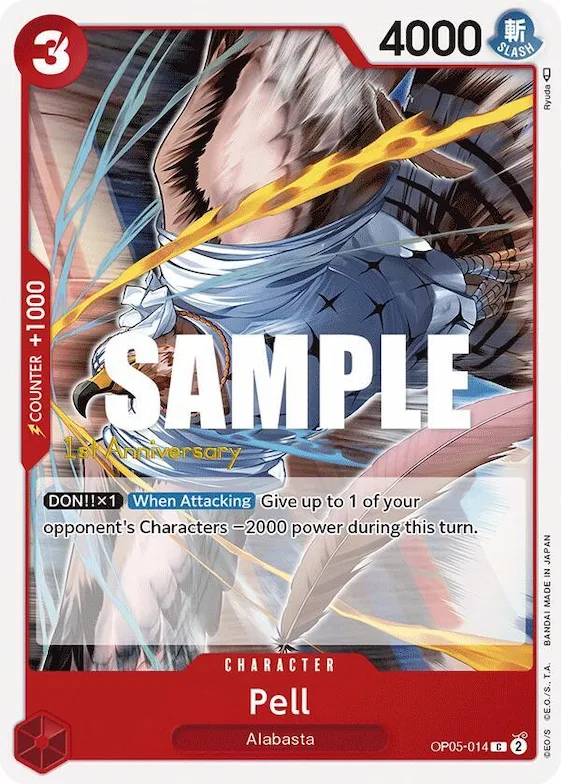 Pell #op5-014 – Awakening of the New Era: 1st Anniversary Tournament Cards