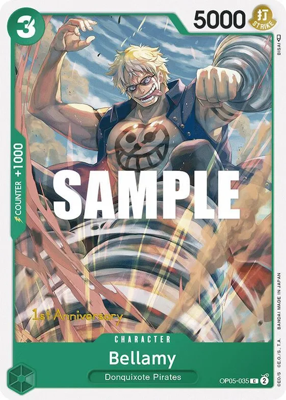 Bellamy #op5-035 – Awakening of the New Era: 1st Anniversary Tournament Cards