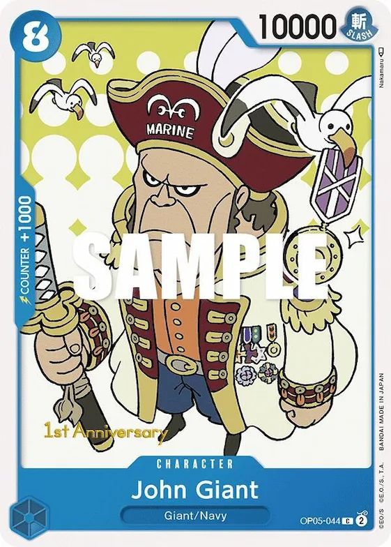 John Giant #op5-044 – Awakening of the New Era: 1st Anniversary Tournament Cards