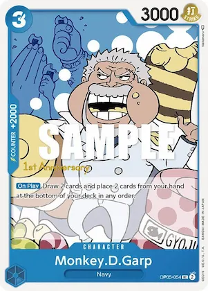 Monkey.D.Garp #op5-054 – Awakening of the New Era: 1st Anniversary Tournament Cards