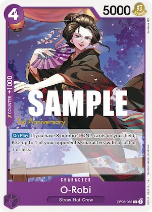 O-Robi #op5-063 – Awakening of the New Era: 1st Anniversary Tournament Cards
