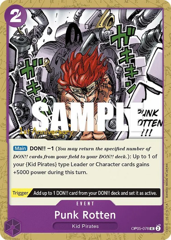 Punk Rotten #op5-078 – Awakening of the New Era: 1st Anniversary Tournament Cards