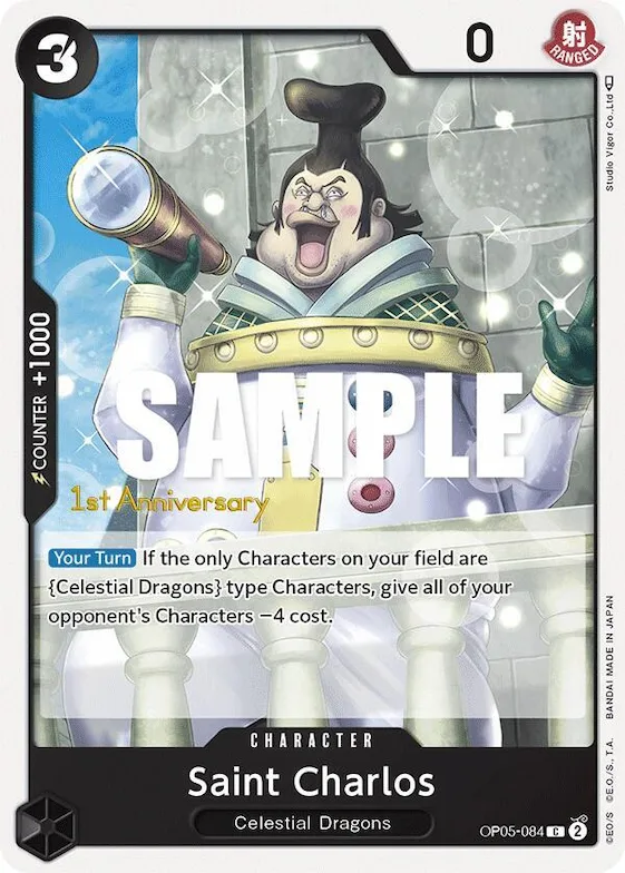 Saint Charlos #op5-084 – Awakening of the New Era: 1st Anniversary Tournament Cards